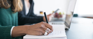 woman-writing-notebook