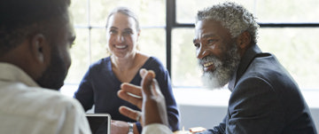 People discussing why diversity in clinical trials is important 