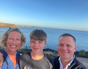 Tim and his family enjoy a holiday in Lanzarote – without breaking his cystic fibrosis management regime. Photo by Tim Wotton.